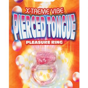 Extreme vibe pierced tongue  - magenta