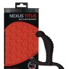4.5" nexus titus ribbed - black
