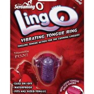 Screaming o lingo vibrating tongue ring