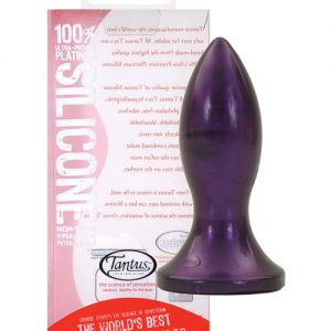 Tantus b-bomb silicone vibrating plug - purple