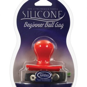 Tantus silicone ball gag - red