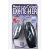 Perfect touch excite-her erotic pleasure bullet - black
