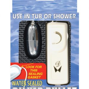 Water sealed silver bullet - use in tub or shower