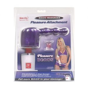 Magic massager pleasure bead attachment - purple