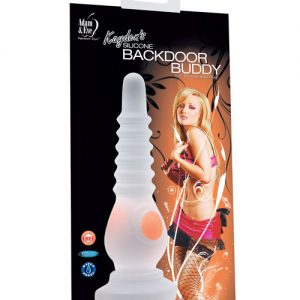 Adam & eve kayden's frosted ice silicone backdoor buddy