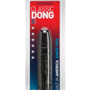 8" classic dong - black
