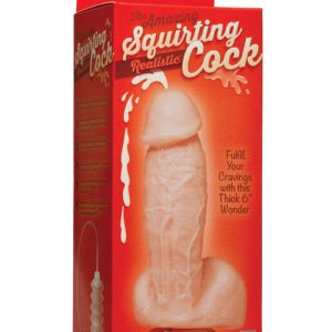 Squirting realistic cock