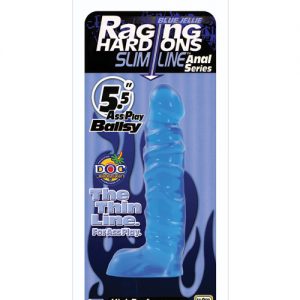 Raging hard-ons slimline 5.5" ballsy - blue jelly