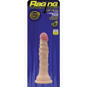 Raging hard-ons slimline 4.5" dong w/suction cup