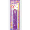 Crystal jellies 8" classic dildo - purple