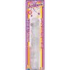 Crystal jellies 10" classic dildo - clear