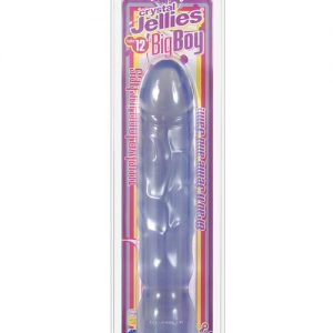Crystal jellies 12" big boy dong - clear