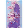 Crystal jellies 8" ballsy cock - purple