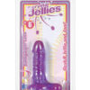 Crystal jellies 6" ballsy super cock - purple