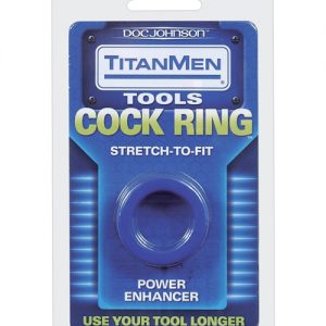 Titanmen tools cock ring - blue