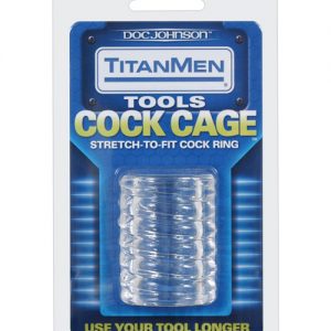 Titanmen tools cock cage - clear