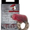 Evolved boss cock's pleasure ring the collar - black/red
