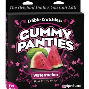 Edible crotchless gummy panty - watermelon