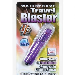 Travel blaster w/silicone sleeve waterproof - purple
