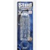 Stud extender w/support ring - clear