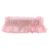 Night to remember leg garter - white/pink bulk packaging by sass