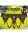 WILD AND WITCHY CHOKER -BLACK