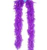 72" feather boa - purple