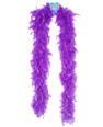 72" feather boa - purple