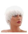 Hackle wig - white