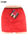 Brocade mini skirt red large