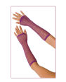 Long fishnet gloves - purple