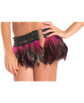 FEATHER MINI SKIRT - PINK - S/M