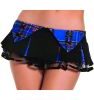 BLACK MINI SKIRT - BLUE - S/M