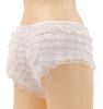 Be wicked ruffle hot pants white x-large