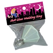 Bride to Be Shot Glass Wedding Ring