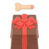 Christmas Chocolate Box w/Bow & Penis Surprise