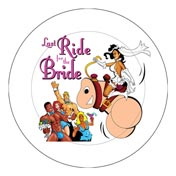 Last Ride For The Bride Limo (10-inch Plate/10