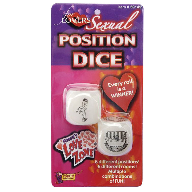 Love Zone Sexual Position Dice (Glow)