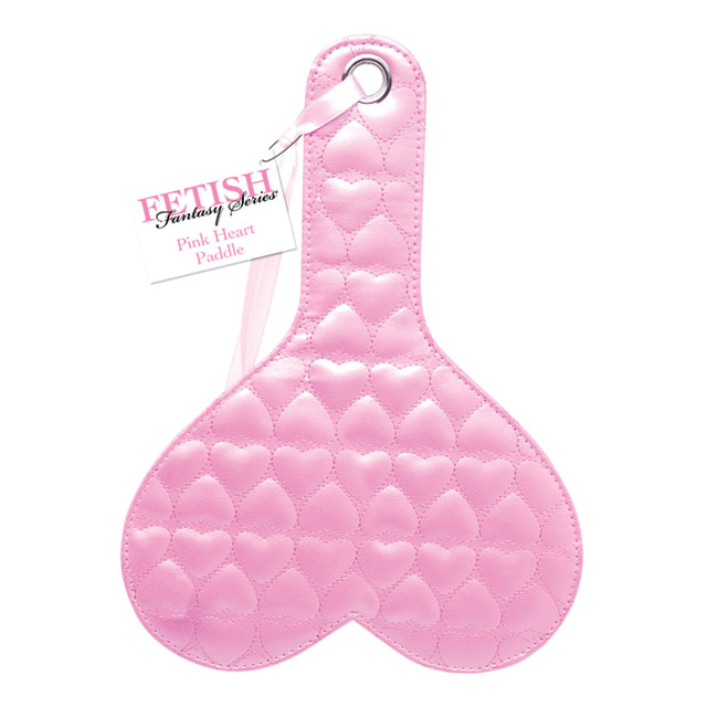 Fetish Fantasy Quilted Heart Paddle Pink