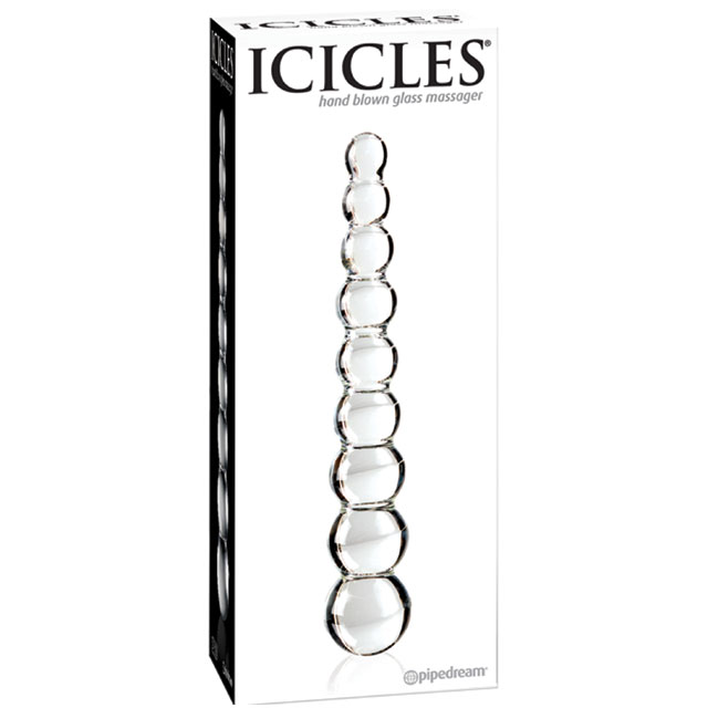 Icicles No. 2 Glass Anal Wand