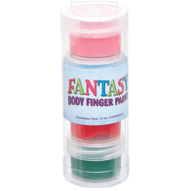 Fantasy Body Finger Paint 4 Pack Tube