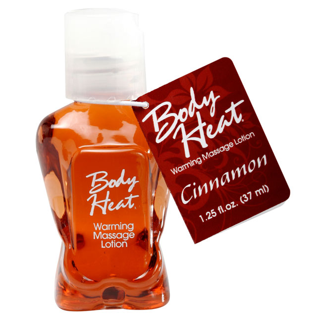 Body Heat Warming Massage Lotion 1.5oz - Cinnamon