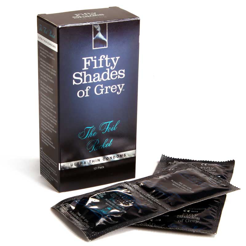 Fifty Shades of Grey The Foil Packet Condoms - Pack of 12
