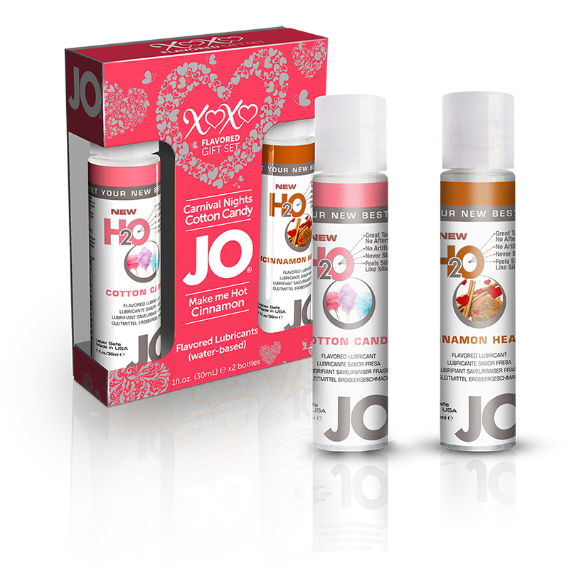 JO XOXO's Lube Gift Set (Cotton Candy & Candied Cinnamon) *S