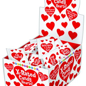 Unprinted Heart Shaped Candy 3 Pieces Per Bag (100/DP)