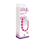 Gossip Perfect 10 Silicone Anal Beads Magenta
