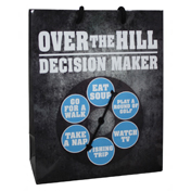 Over The Hill Gift Bag: Decision Maker Spinner
