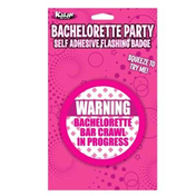 Flashing Badge: Warning Bachelorette Bar Crawl