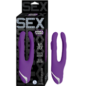 Sex Double Teaser 10 Function Dual Motors Rechargeable Silicone