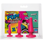 American Pop! Launch! Silicone Anal Trainer Set Pink